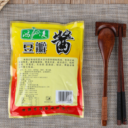 厂家直销鸿凌豆瓣酱 袋装大酱600g 东北特产酱批发图2