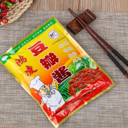 厂家直销鸿凌豆瓣酱 袋装大酱600g 东北特产酱批发图3