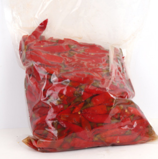 重庆老坛泡椒红尖椒朝天椒酱腌菜瓦缸腌制2500g/袋包邮 破损补寄图3
