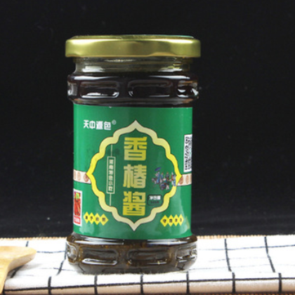 源色香椿河南特产香椿酱/香椿芽素食酱/拌面拌饭/下饭菜/一瓶包邮图3