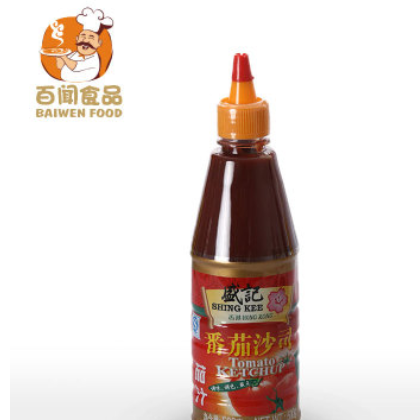 盛记番茄酱 手抓饼 烧烤蘸酱 500克/瓶图3