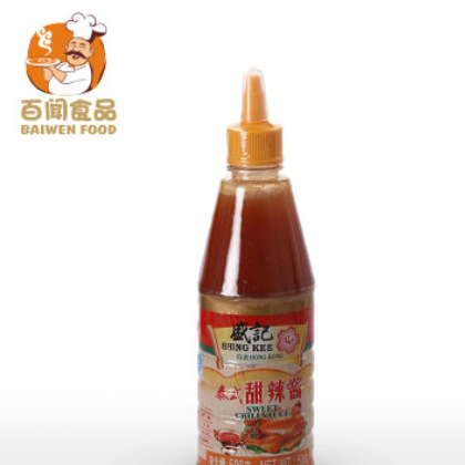新品盛记甜辣酱 盛记泰式甜辣酱 手抓饼蘸酱 500克原装图1