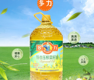 多力特香菜籽油5L