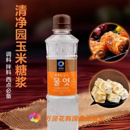 韩国进口水饴麦芽糖稀 清净园玉米糖浆 烘焙原料图2
