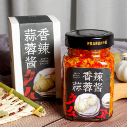 老大姐香辣蒜蓉酱 武汉居仁门口味下饭菜拌饭酱剁椒鱼头248g包邮图3