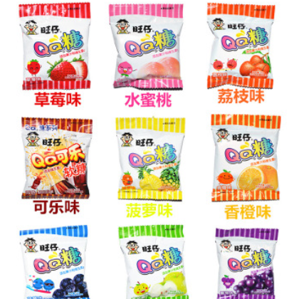 旺仔QQ糖23g旺旺食品果汁水果软糖儿童零食超市学校热卖采购供应图2
