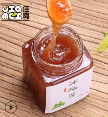 佳梅夏日冰花梅酱400g 梅子果酱 潮汕特产酸梅汁调味品 一件代发图2