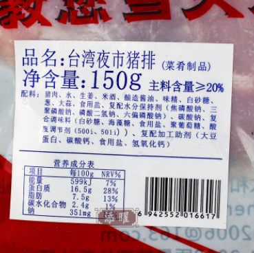 台湾夜市猪排150g广州蒸烩煮猪排肉西餐厅猪扒西式美食冷冻料理包图3