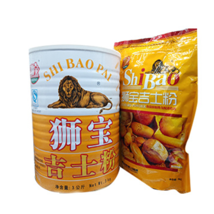 烘焙原料 狮宝吉士粉 卡士达粉 布丁蛋挞披萨蛋糕西点 3kg大桶装图3