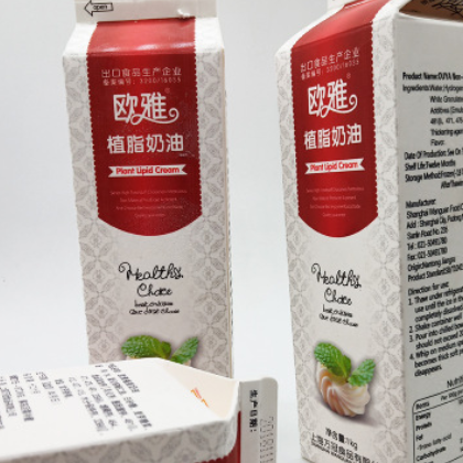出口专供欧雅烘焙原料植脂奶油 口感香浓 慕斯植物奶油裱花淡奶油图2