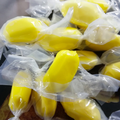 厂家直销香浓榴莲软糖 休闲糖果零食品批发 128g独立小包装榴莲糖图2