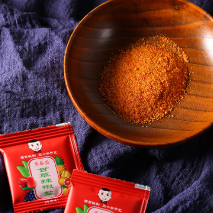 供应 辣椒盐 厂家直销优质食用级中高辣椒粉辣椒盐调味料小包袋装图3