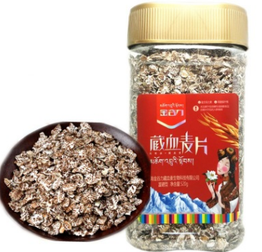 金谷力富硒型藏血麦片600克/罐 高原谷物无添加蔗糖 礼品罐装