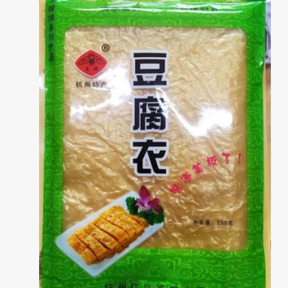 豆腐皮厂家批发 特级豆腐衣 豆皮油豆皮 杭州东坞山特产250g/包