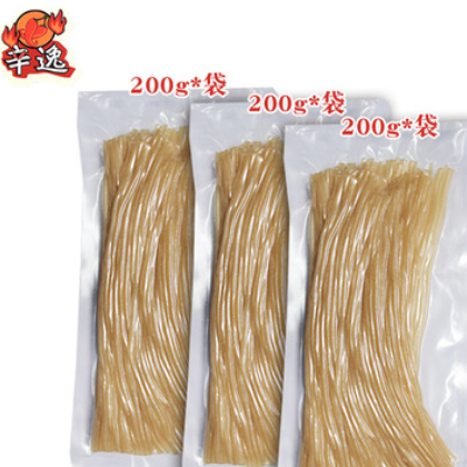 批发重庆手工红薯粉 酸辣粉条 定制鲜粉条100g 150g 200g 真空装图2