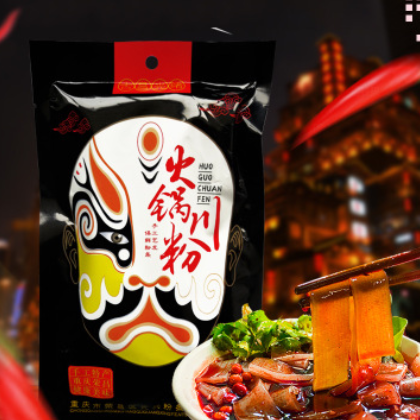 【十之味】批发重庆火锅粉 手工红薯粉 宽粉皮 火锅川粉 248g图2