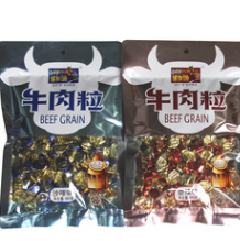 休闲食品 100g香辣味牛肉粒 糖果牛肉粒 果自源食品图2