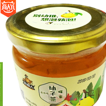 采蜂人蜂蜜柚子茶 360g 柚子酱果酱饮料冲调果汁 微商代发可贴牌图3