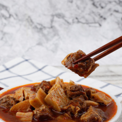 四川 贺老头 笋子烧牛肉 速冻调制食品 200g图2