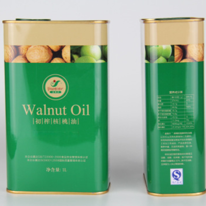邯郸特产涉县太行山宜维尔初榨核桃油食用油2L铁桶盒装包邮图3