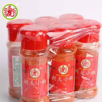 朝天小椒30g塑料瓶装辣椒粉 虎牌调味品烧烤调料配料批发图3