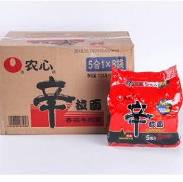 农心香茹牛肉辛拉面120克*40包图3