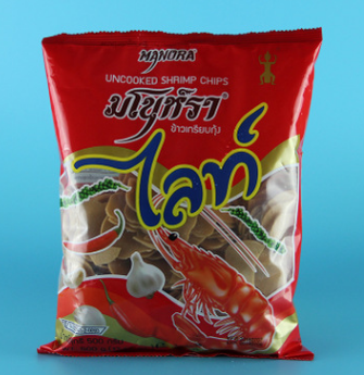 泰国马努拉宋卡虾片纯虾片 宋卡龙虾饼鲜虾片油炸虾片500g图1