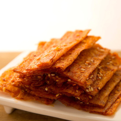 萍乡麻辣片 鲜力量乡味豆皮逗哥逗姐休闲零食小吃香辣条蒜香包邮图2