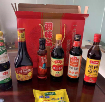 调味品大礼包 礼盒包装 酱油醋耗油老抽鸡精3000G调味品图2
