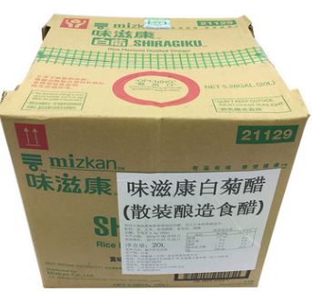 日本进口 味滋康白菊醋 20L/桶 寿司用酿造醋 日式料理调味拌饭用图3