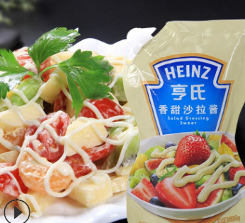 亨氏香甜沙拉酱200g*24袋 水果沙拉酱蔬菜美乃滋寿司沙拉酱 批发