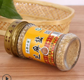 临沂批发传统石磨工艺纯芝麻盐 纯芝麻调味香料芝麻盐图3