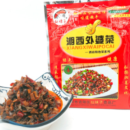 湖南湘西特产农家外婆菜230g 正宗外婆菜萝卜干下饭菜腌菜批发图3