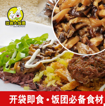 过路人饭团专用熟制品即食寿司早餐料理香菇片碎600g装图2