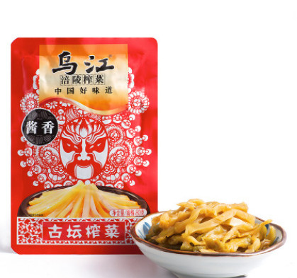 乌江官方直营/古坛榨菜80g*100袋整箱/咸菜/下饭菜