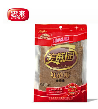 忠来红砂糖 红糖 纯正红砂糖 赤黄砂糖 老土糖 厂家直销批发400g图2