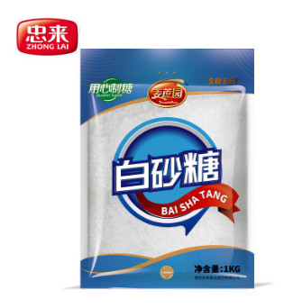 【忠来_白砂糖】大袋装白砂糖 调味甜品辅料 厂家直销大量批发1kg图2