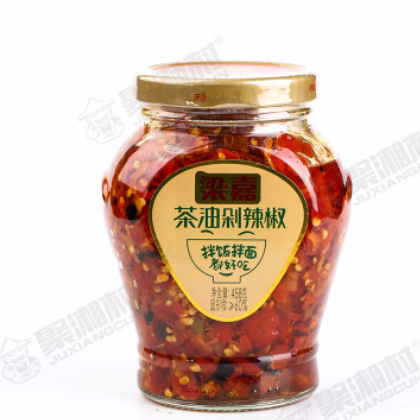 “梁嘉”茶油剁辣椒(458g)（瓶）458g梁嘉茶油剁辣椒图2