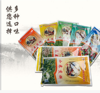 【孟良崮六姐妹】山东沂蒙临沂手工粗粮无糖软煎饼300克6袋礼盒装图2