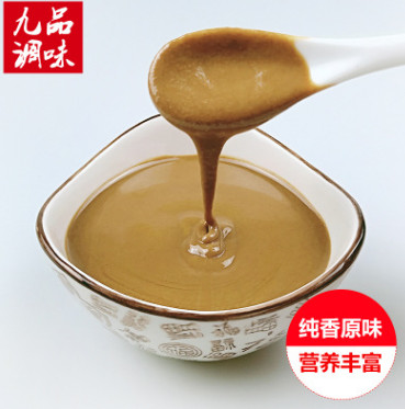 厂家直销九品芝麻酱 餐饮直供纯白芝麻酱火锅蘸料麻汁调味酱20kg图2