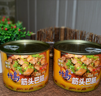 筋头巴脑牛肉罐头510g牛肉筋蹄筋方便速食品即食熟食肉类火锅图2