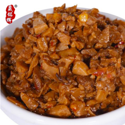 鹿肉野蘑酱瓶装 自制手工拌饭拌面酱下饭调味酱东北特产鹿肉酱图2