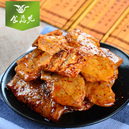 湖南特产 食为先素香牛肉香辣味休闲零食小吃26g*30包/盒厂价批发图2