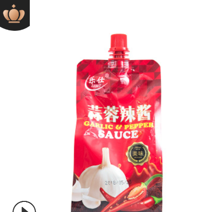 乐仕蒜蓉辣酱 蒜蓉袋装辣酱 蒜蓉辣酱 125g、380g、2kg袋装辣酱图2