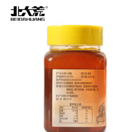 北大荒山花蜜430g 东北黑蜂清香甜润天然优质山花蜜 结晶蜂蜜批发图2