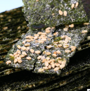 芝麻夹心海苔40g/罐装 多口味夹心脆儿童即食零食烤紫菜休闲食品图2