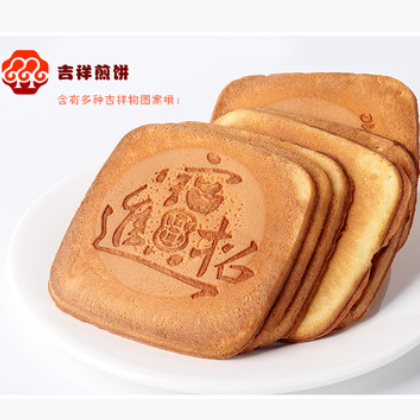 小林煎饼 吉祥煎饼 115克（9包） 饼干糕点点心 上海产图2