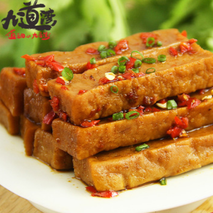 九道湾熟食劲道散称厚豆腐干500g多口味风味香干麻辣零食厂价批发图3