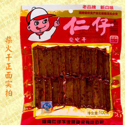 【厂家直销】仁仔休闲食品麻辣熟食100克柴火干豆干麻辣零食批发图3