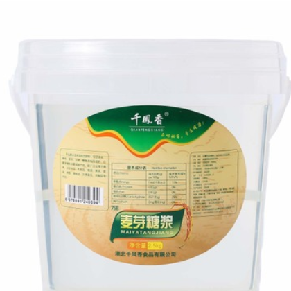 千凤香75%透明麦芽糖浆2.5KG水饴糖稀炒板栗烘培原料厂家OEM贴牌图3